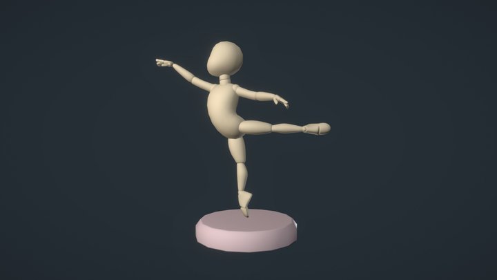 Baby  ( Animation Rig for Blender ) 3D Model