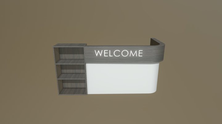 Reception Desk 14 VC 3D Model