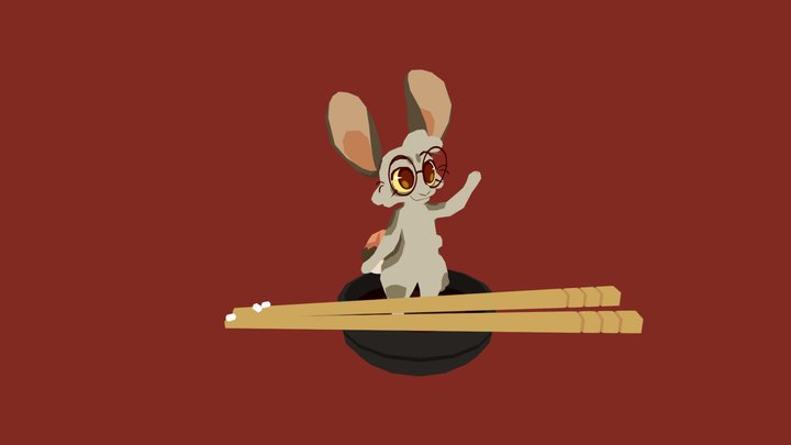 In the sauce 3D Model