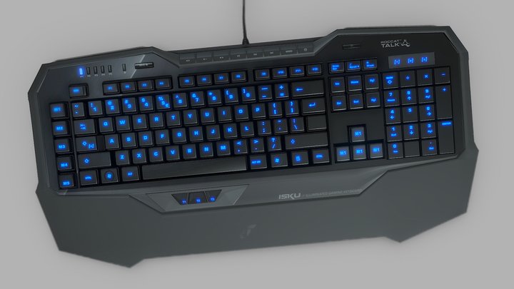 Gaming Keyboard 3D Model