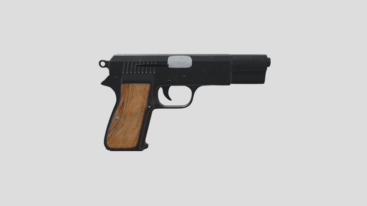 gun browing hp 3D Model