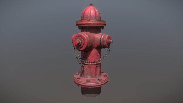 Fire Hydrant 3D Model