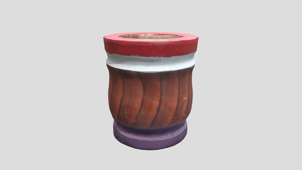 Wooden Vase
