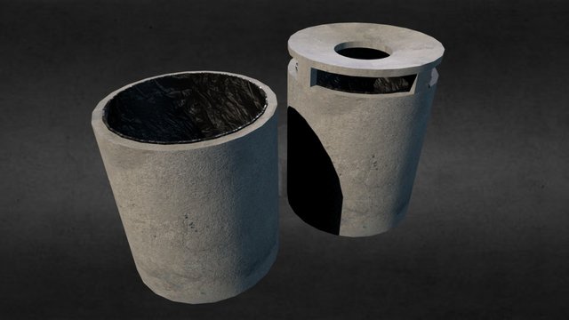 Paper Bin 3D Model