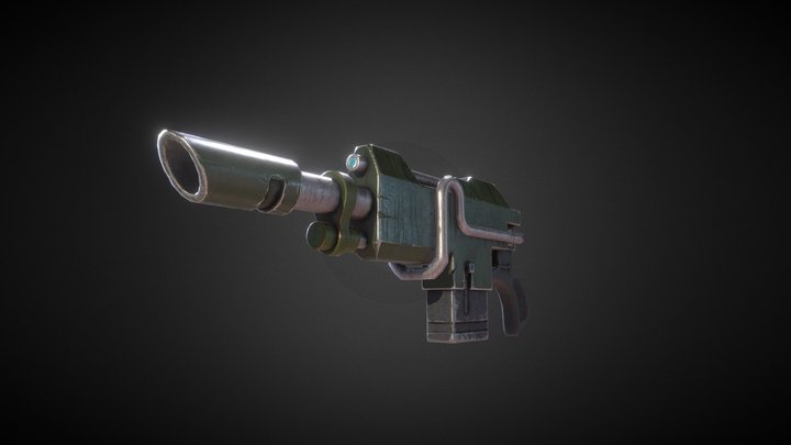 Lasgun 3D Model
