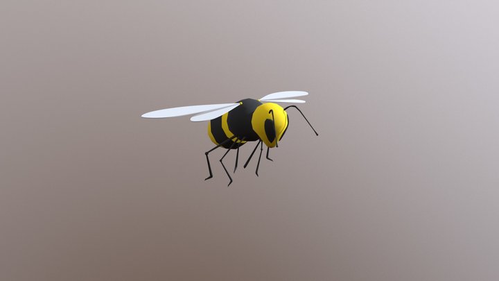 Flying Bee 3D Model