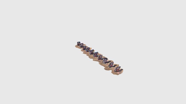 Cadillac Ranch 3D Model
