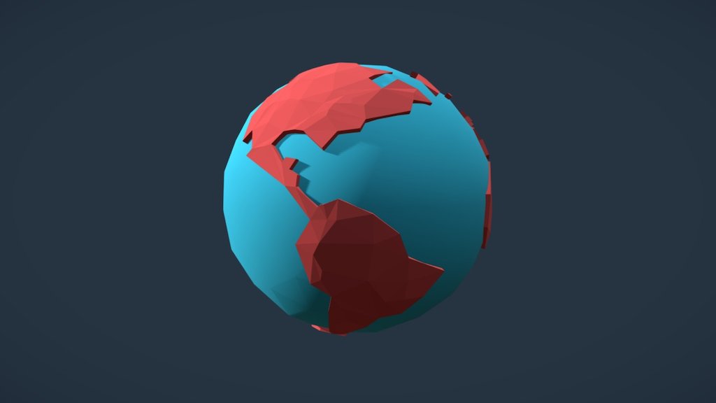 Low-poly Earth