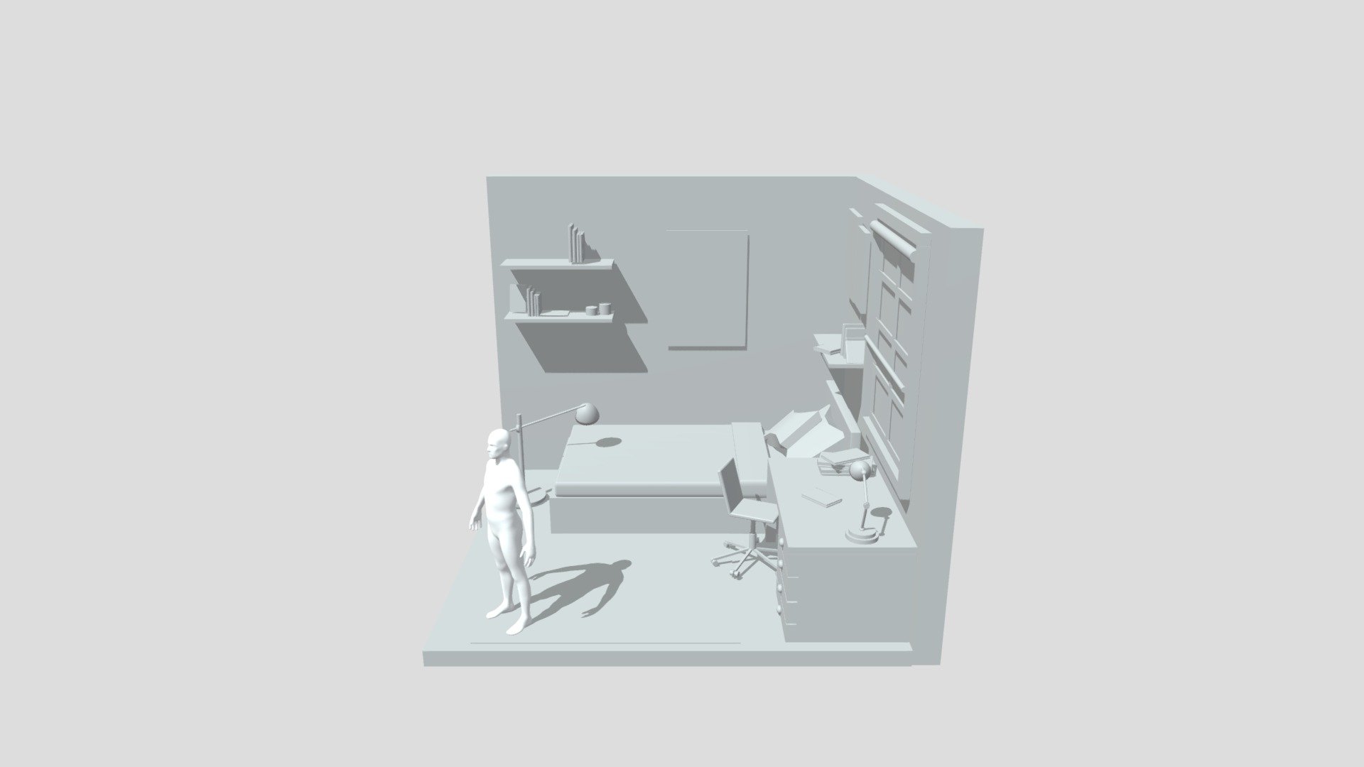isometric room - 3D model by Văn Công (@lop94.chuvancong2017) [ec7059c ...