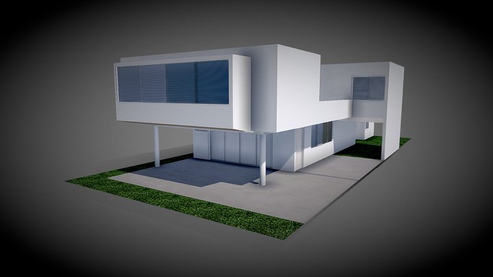 Casa Sem Dono Lucio Costa 1932 3D Model