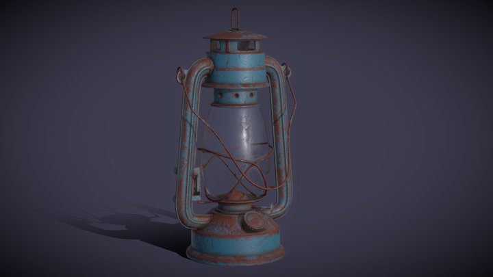 Rusty Lantern 3D Model