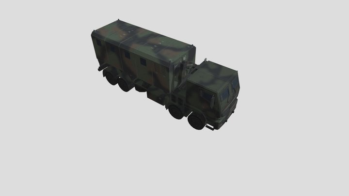 MB 8x8 Troop Carrier Truppentransporter 3D Model