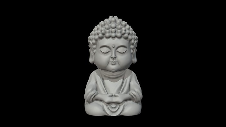 little buddha 3d printable 3D Model