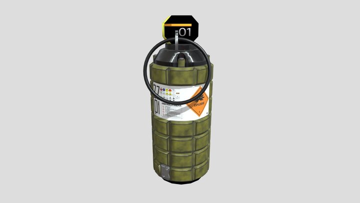 Grenade 3D Model