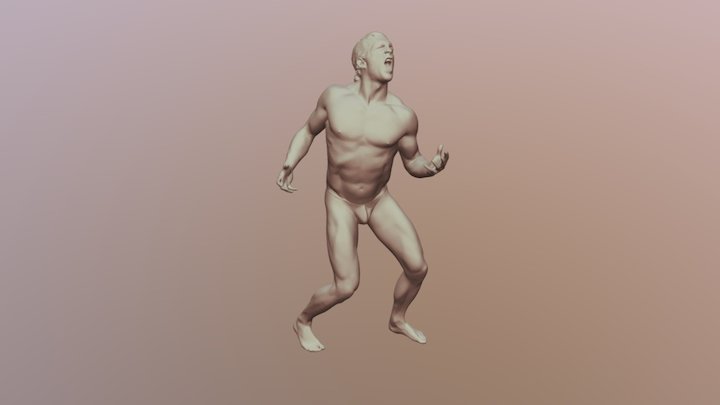 modelo enojado 3D Model
