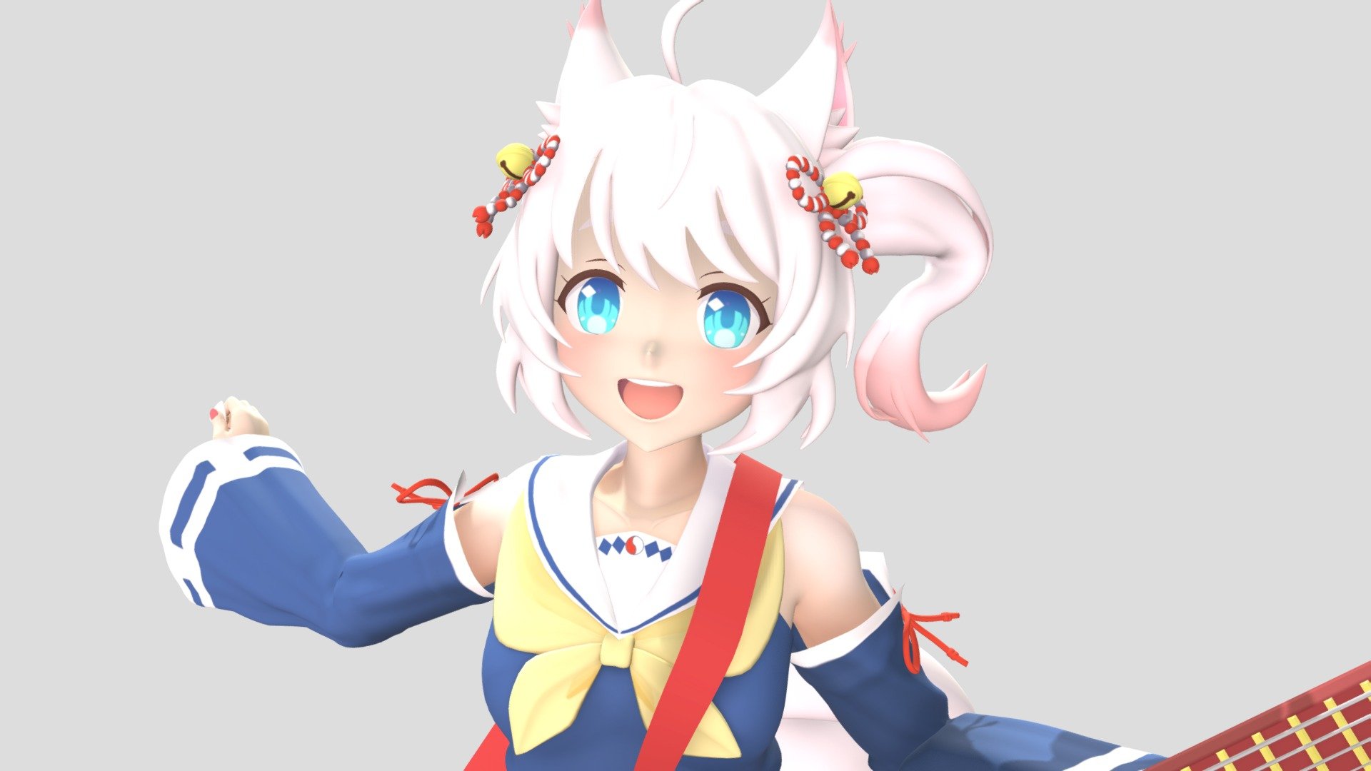 Howan - SHOW BY ROCK!! - 3D model by yamanomiya (@yamanomiya) [ec73acf]