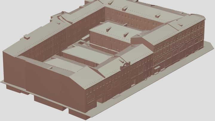 МодельзданияНикольская-3Dвид-{3D} 3D Model