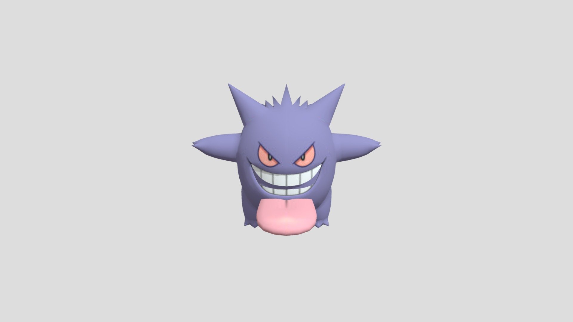 Gengar - Download Free 3D model by 31schrci [ec742d2] - Sketchfab