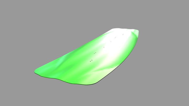 Standard kiteboard 3D Model