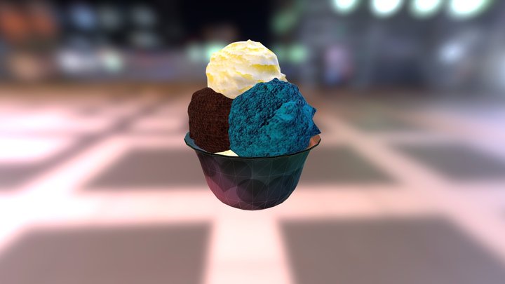 Ice Cream 3D Model
