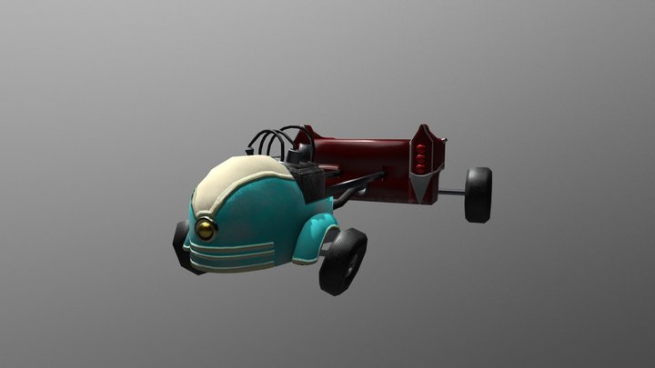 Chariot Car 3D Model