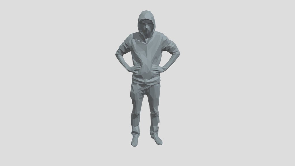 Lowpoly Male Standing