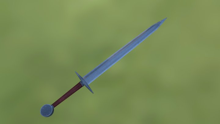 Celtic Short Sword 3D Model
