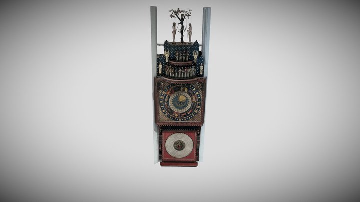 Bazylika Mariacka Gdańsk - Zegar Astronomiczny 3D Model