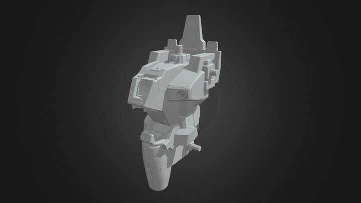 P 08 MSA-0011 Ext Ex-S Gundam HGUC 高达HG模型建模 3D Model