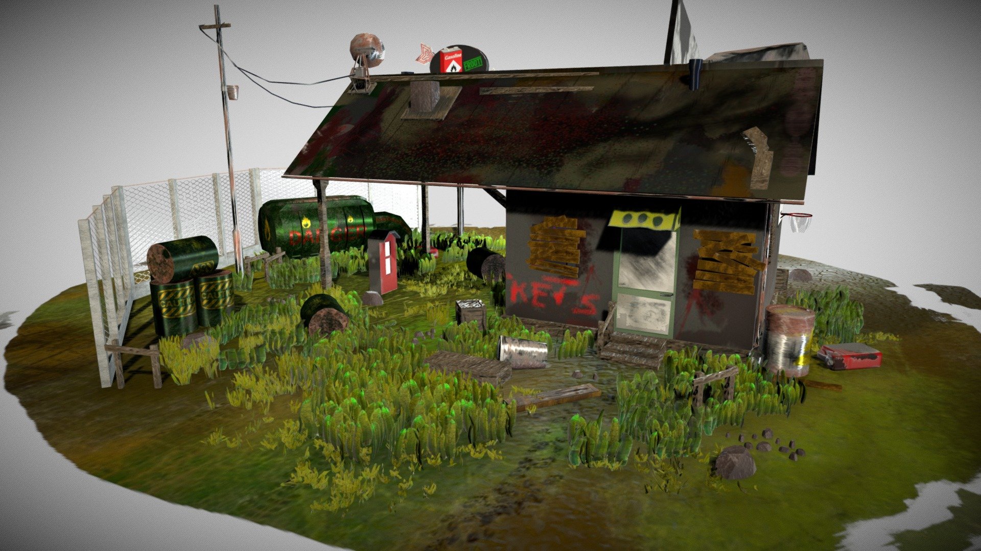 Abandoned Petrol Station