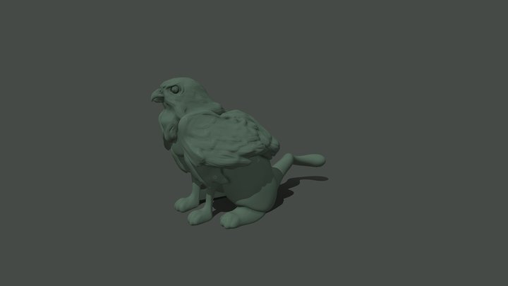 Domestic Griffin 3D Model