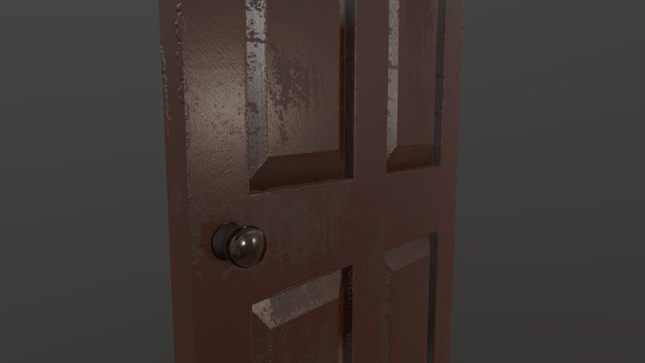 Дверь. Door. Old. Wood 3D Model