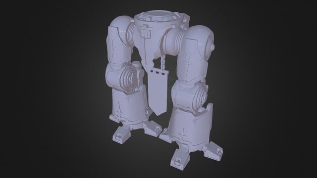 Knight Warden Legs 3D Model