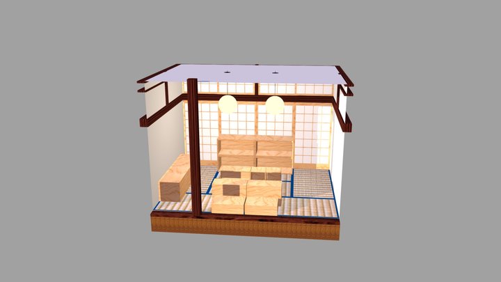 和室展示 3D Model