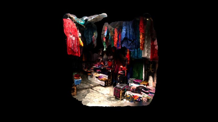 Elbise dükkanı, Hasan Ayyar Çarşısı, Mardin 3D Model