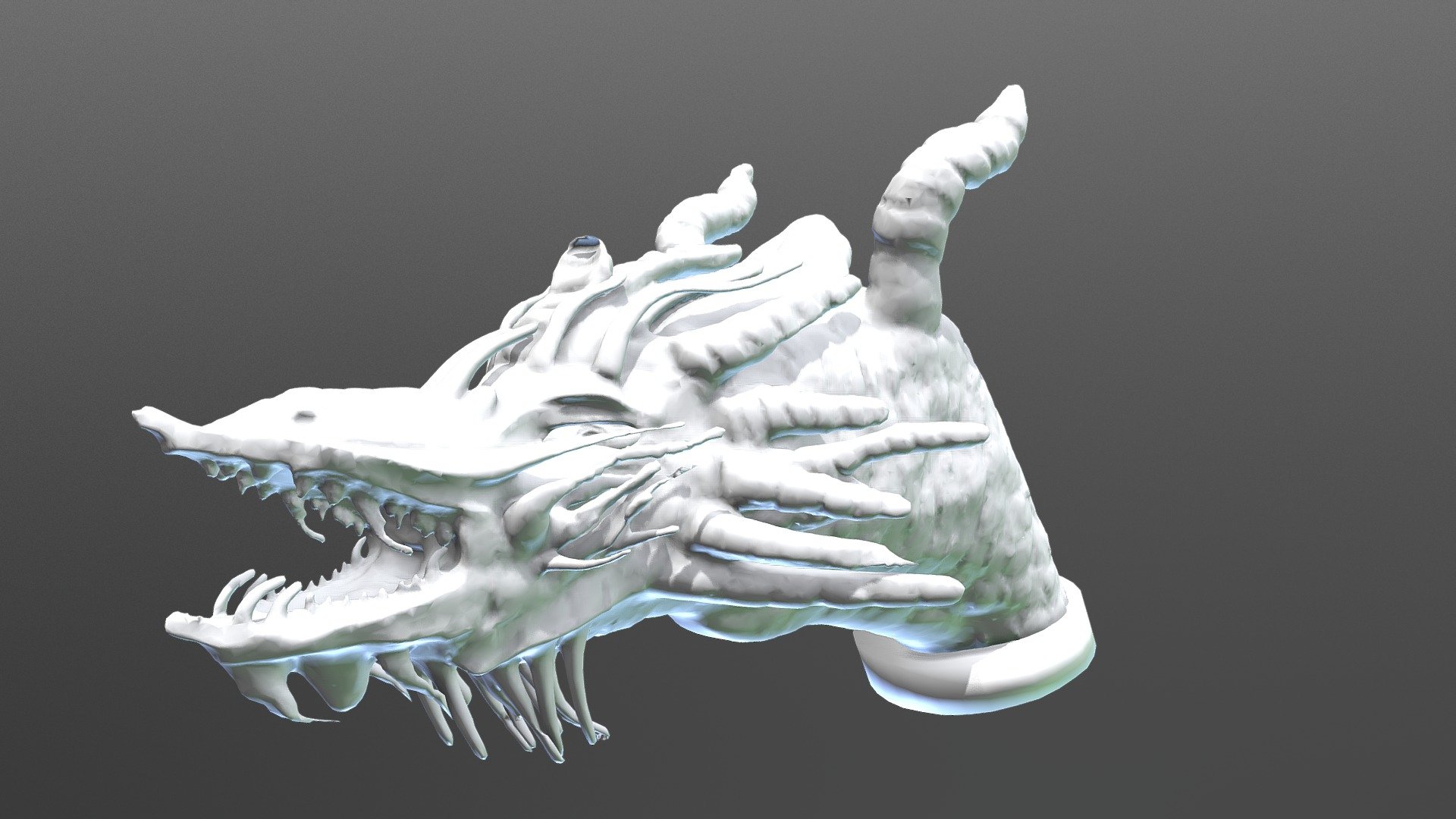 Sculpt January #26 | Dragon - 3D model by TheCGMaster [ec7b1e9] - Sketchfab