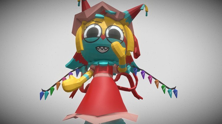 Darkened crystal wings yatta 3D Model