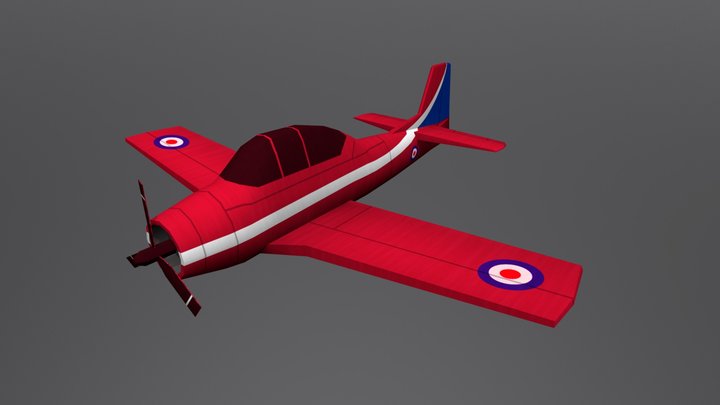 Toy Aeroplane 3D Model