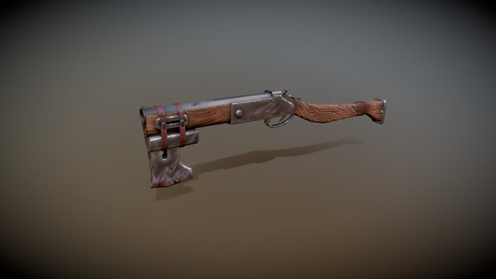 Shotgun_Low 3D Model