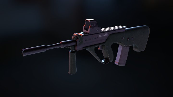 Steyr AUG M1 3D Model