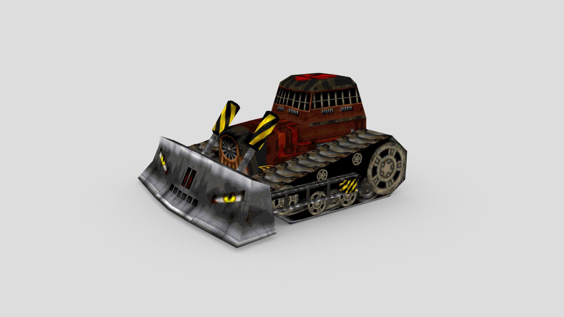 Traditional Bulldoozer - Download Free 3D model by Carmalogue [ec7d6f8 ...