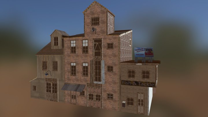 Wharf Building 3D Model
