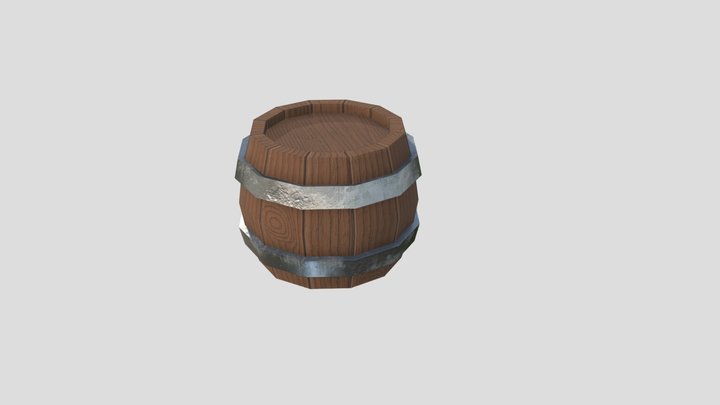 Basic Barrel 3D Model