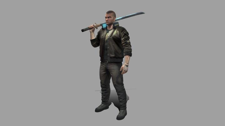 v male