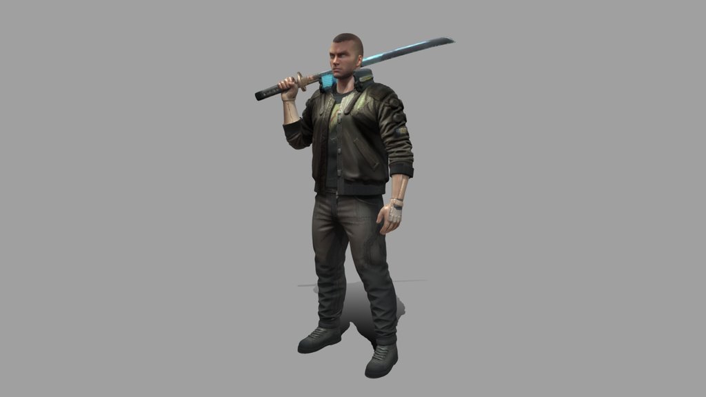 v male