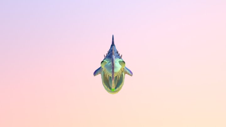 Angler Whale 3D Model