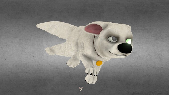 Disney Bolt - Bolt Dog 3D Model