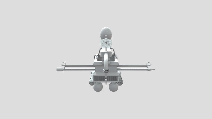 Alien Resource Harvester 3D Model