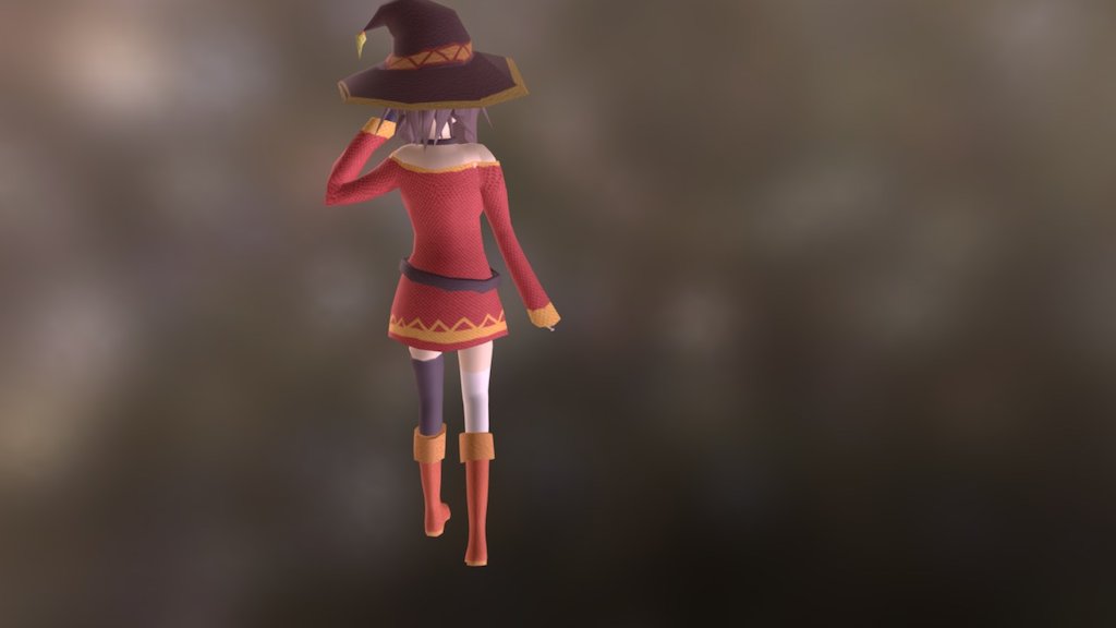 Megumin - 3D model by iZelda25 [ec85480] - Sketchfab