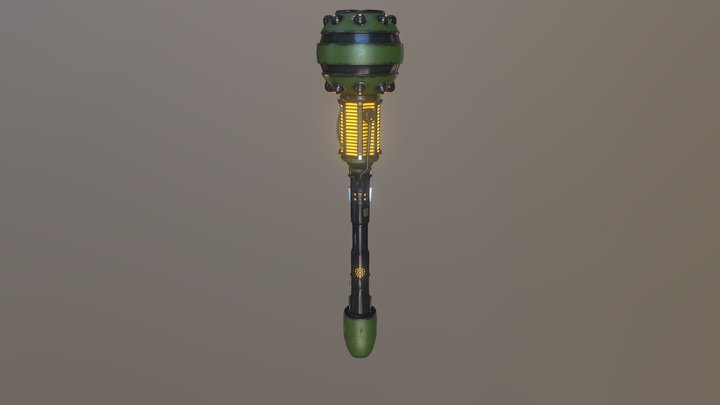 Grineer Mace Concept 3D Model